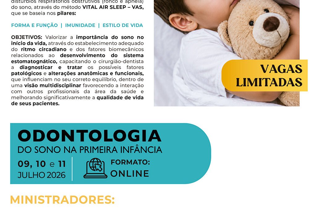 Curso de Odontologia do Sono na Primeira Infância